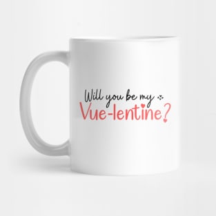 Valentine heart funny pun for software engineer Mug